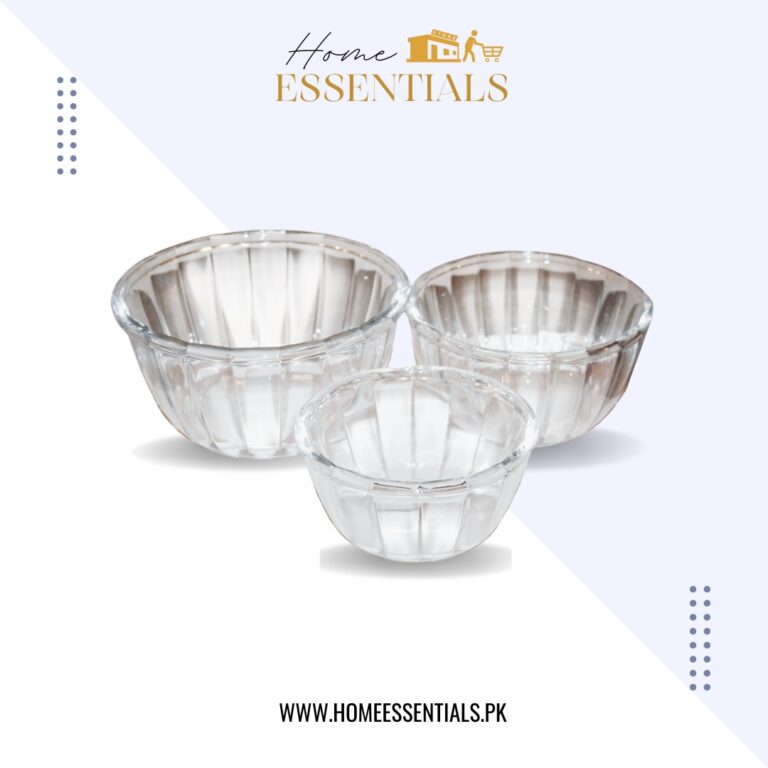 Glass Bowl Set - 3 Piece