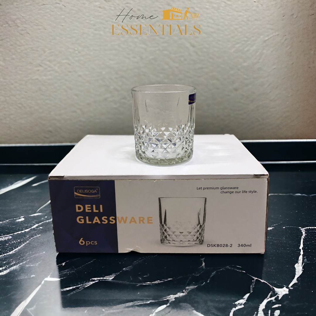 Glass Set of 6Pcs – Deli Glassware – Home Essentials