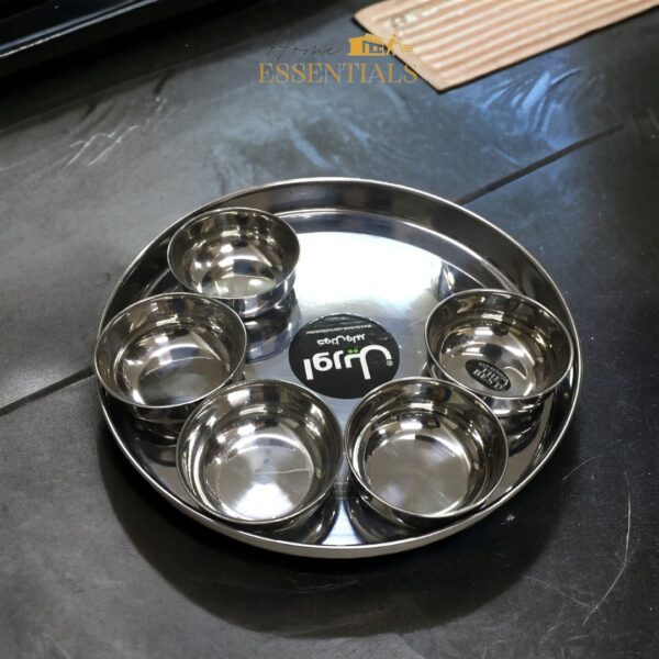Indian Thaali Set - 6pcs - Pure Steel High Quality