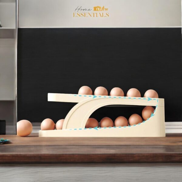 Egg Dispenser - Rolling Egg Storage Rack