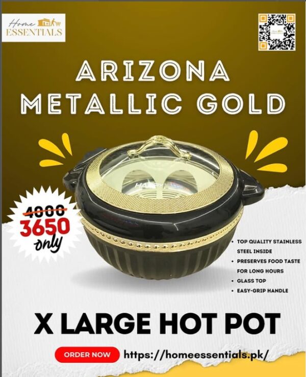 Hot Pot - Arizona Metallic Gold - Premium Quality