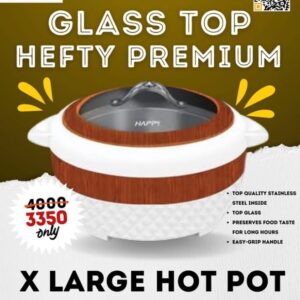 Hot Pot - Glass Top Hefty - Premium Quality